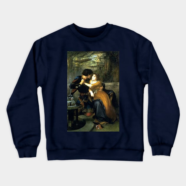 Paolo and Francesca - Charles Edward Halle Crewneck Sweatshirt by forgottenbeauty